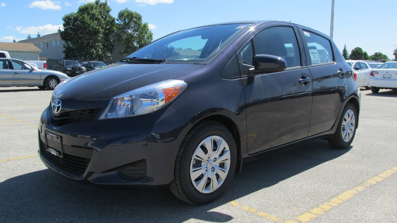 2014 Toyota Yaris LE Convenience Package Start up, Walkaround and Vehicle Tour