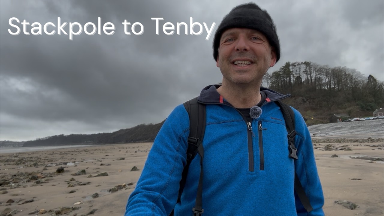 Walking the Welsh Coastal Path from Stackpole to Tenby 16.2 miles