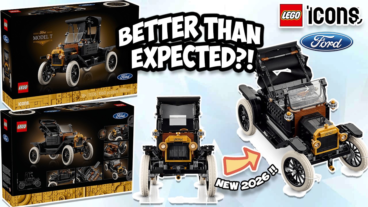 🚗 Строим историю из кирпичиков! LEGO Icons Ford Model T (#10376) Первое впечатление 👀 Новинка 202...