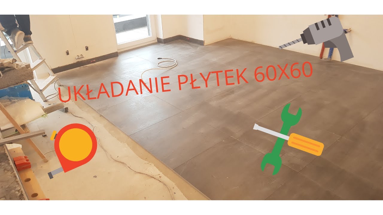UKŁADANIE PŁYTEK 60x60 system poziomowania płytek