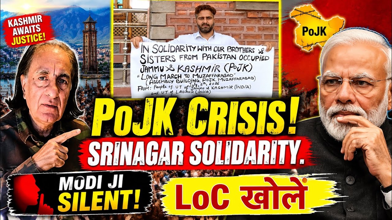 J&K में चिंताएं बढ़ रही हैं। PoJK में प्रदर्शनकारियों को जावेद बेग का समर्थन; मोदी क्यों चुप हैं?
