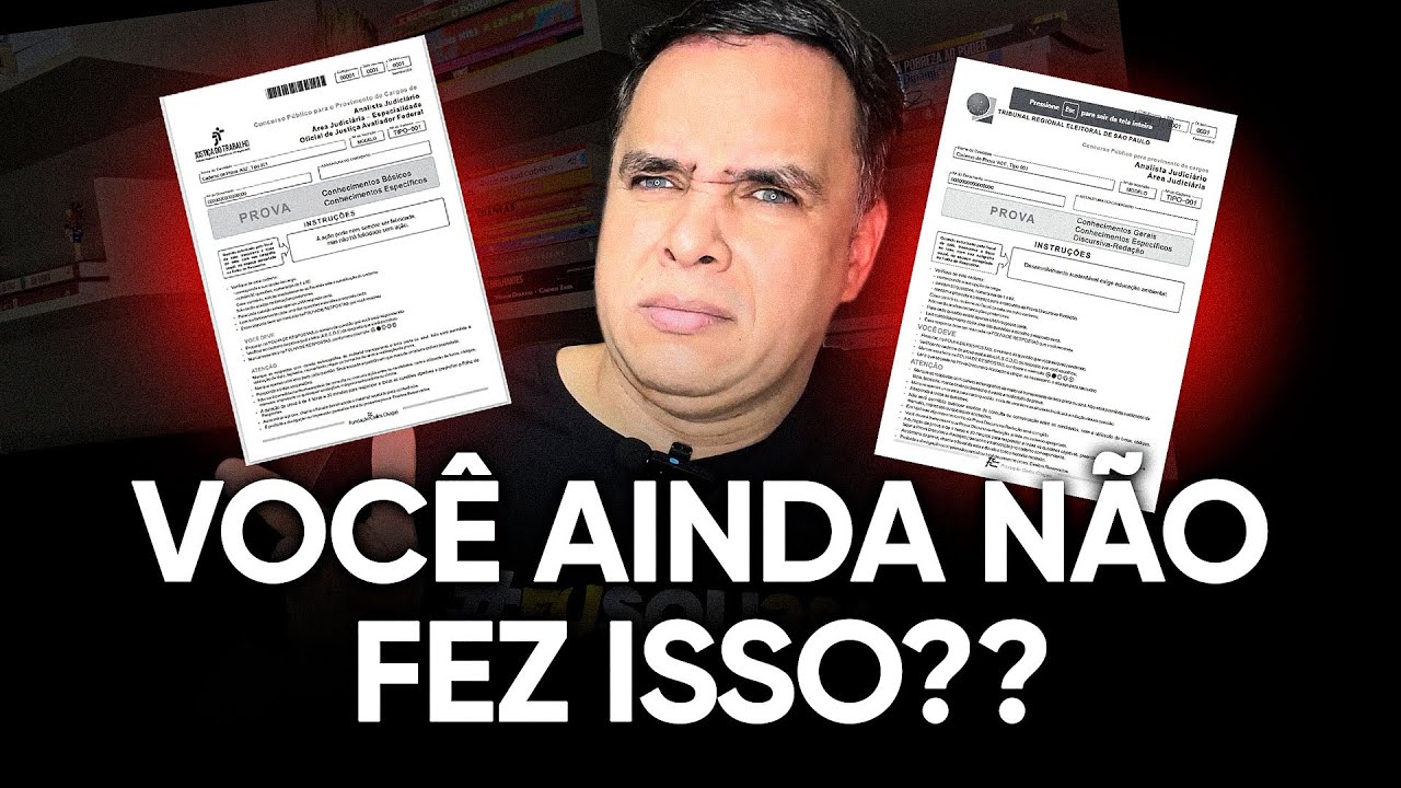 COMO UTILIZAR AS PROVAS ANTERIORES DE CONCURSOS P&Uacute;BLICOS