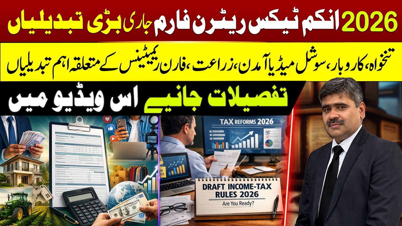 Draft Income Tax Return 2026: Big Changes Dangerous New Clauses for Pakistanis & Overseas Pakistanis