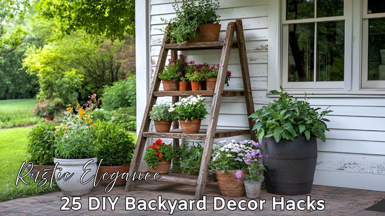 25 DIY Backyard Decor Hacks | Spring to Summer 2025 Farmhouse with Rustic Beauty
