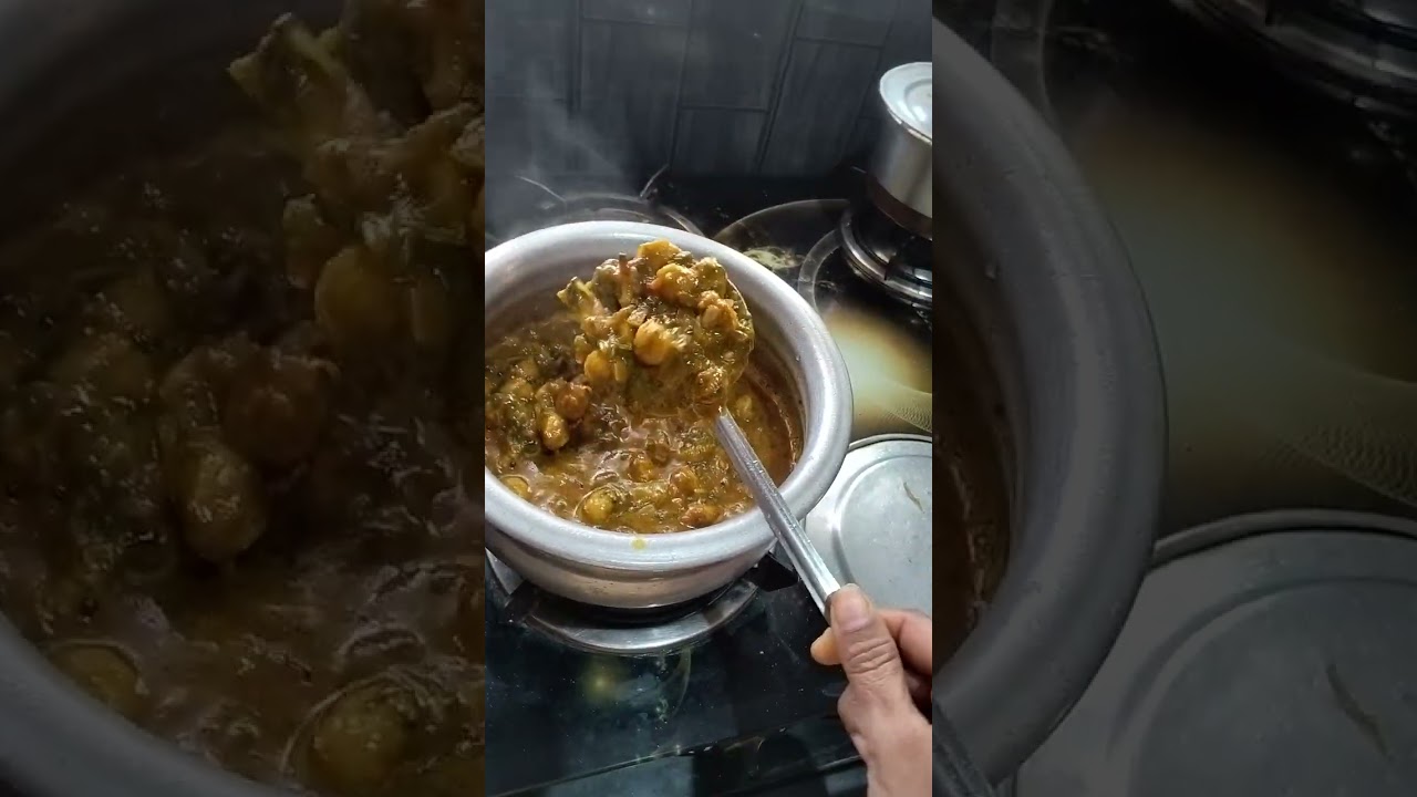 Chukka kura with Mealmaker curry