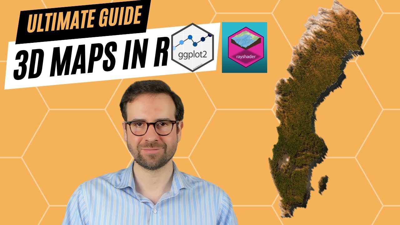 3D map with rayshader and ggplot2 in R
