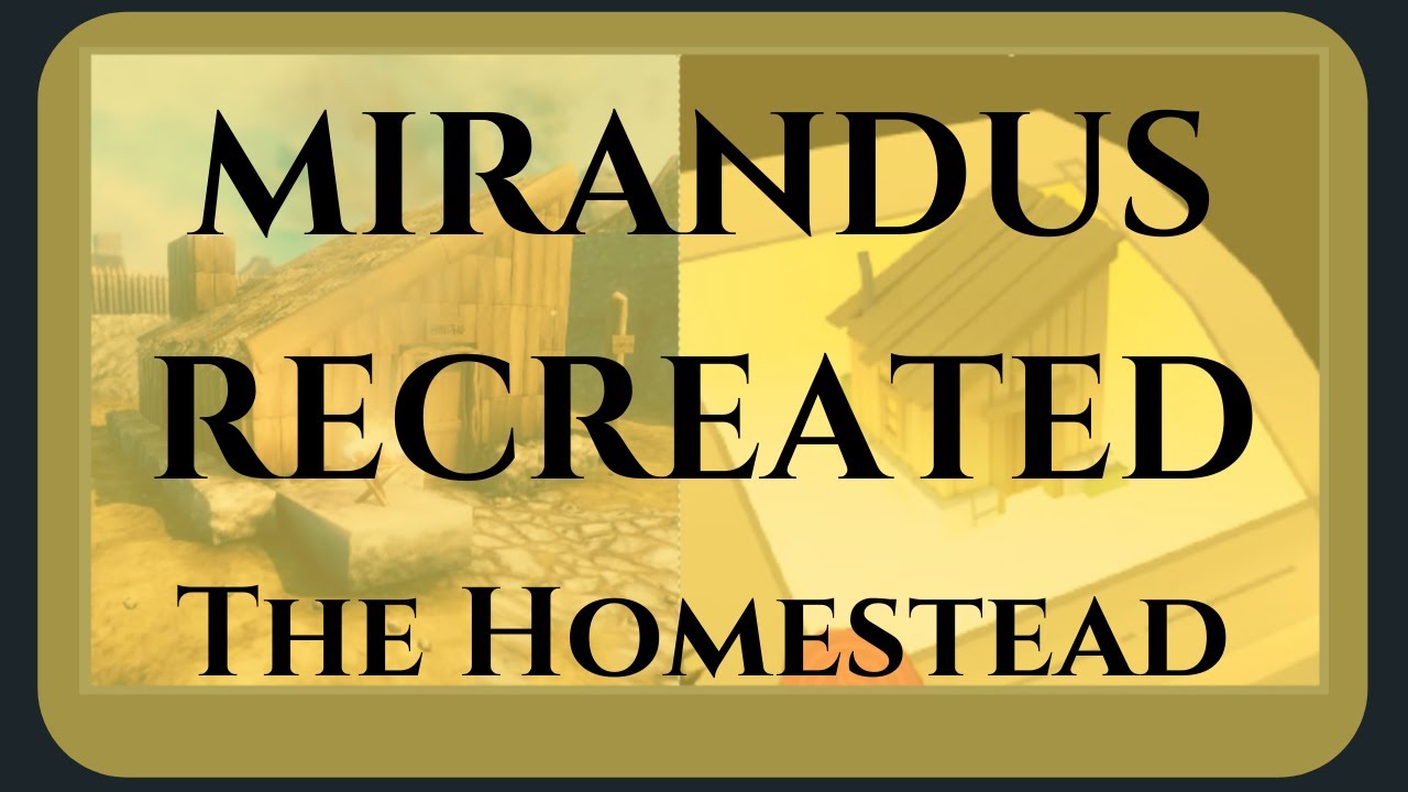 Mirandus Homestead Recreated (Homestead Mirandus deed created in Valheim)