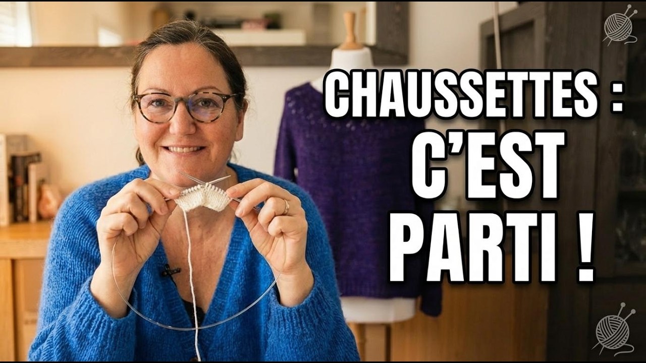 PODCAST TRICOT 🧶 Je me lance dans les chaussettes ! + semaine spéciale tricot