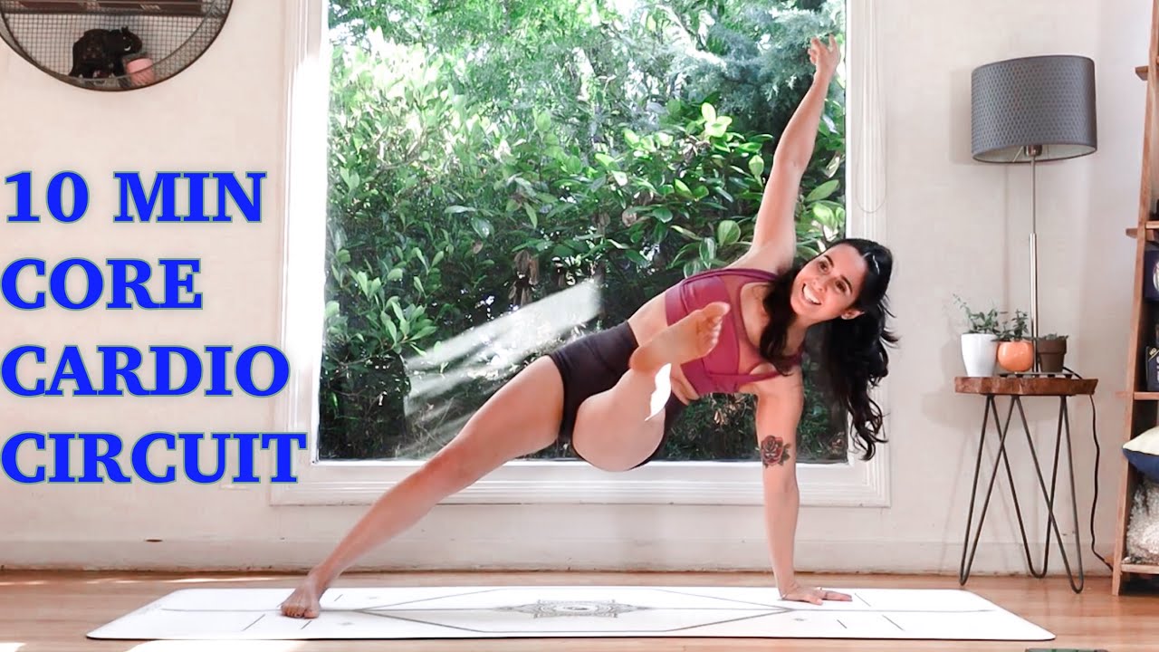 10 MIN CORE CARDIO CIRCUIT! No equipment! ⭐️