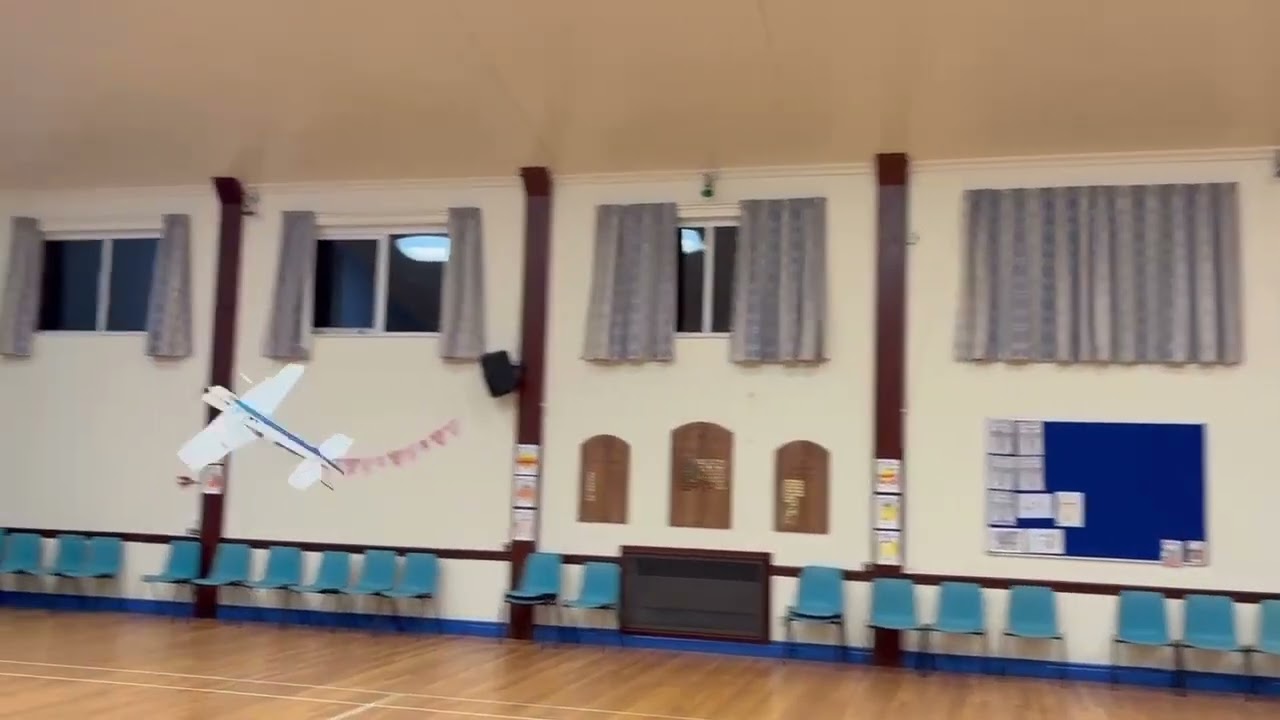 My first flight on a rc factory lazer 200