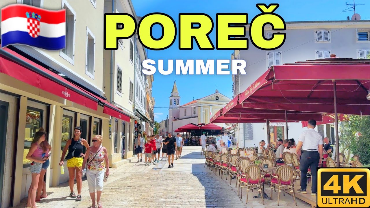 Poreč Croatia 🇭🇷 Urlaub in Poreč Kroatien 4K UHD