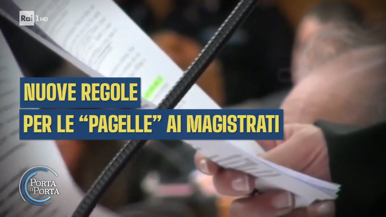La riforma dell'ordinamento giudiziario -  Porta a porta 21/04/2022