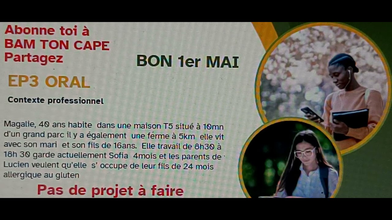 Cap AEPE ; Révision  EP3  avant le début de l examen.