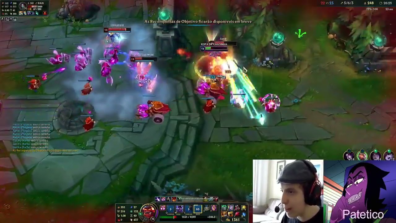 Xofa 1v3 de Dr  Mundo