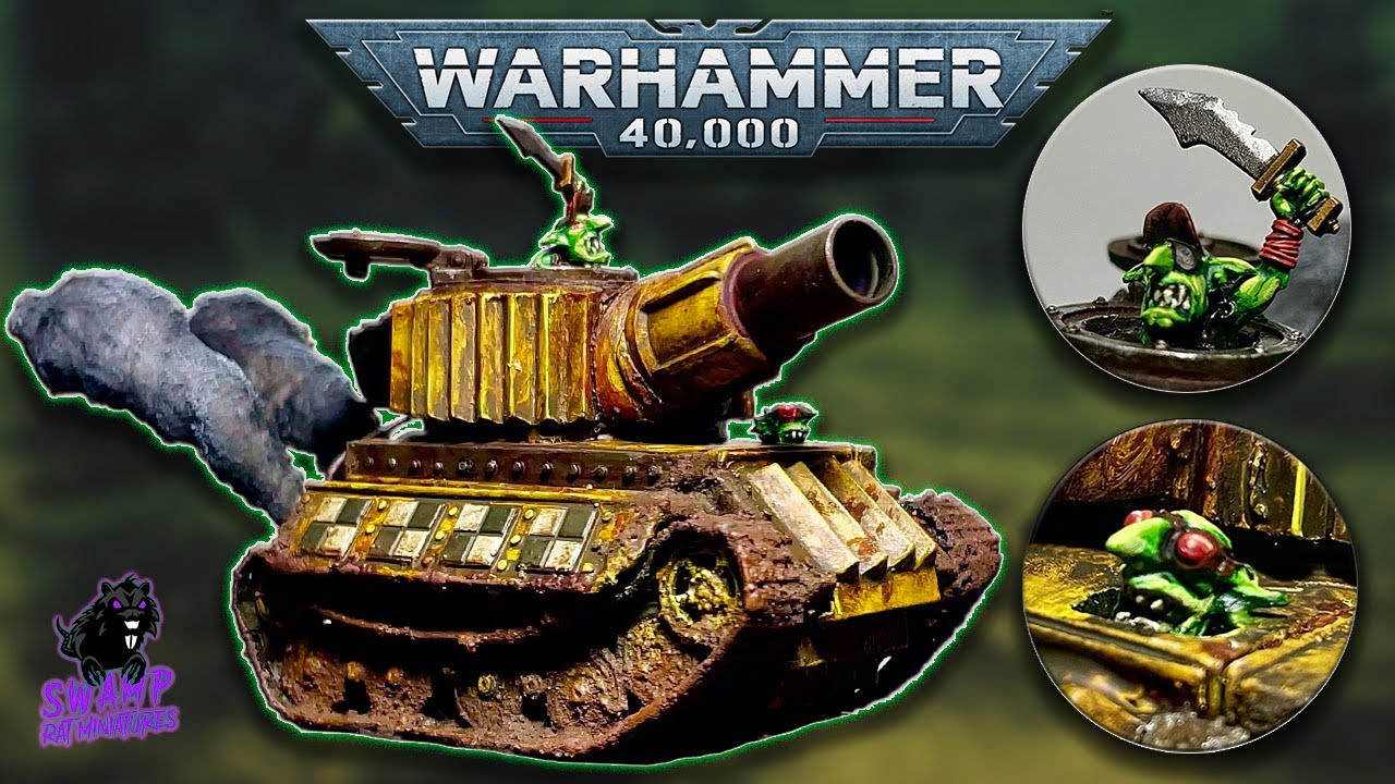Creating Grot Tanks from Scratch for Warhammer 40k