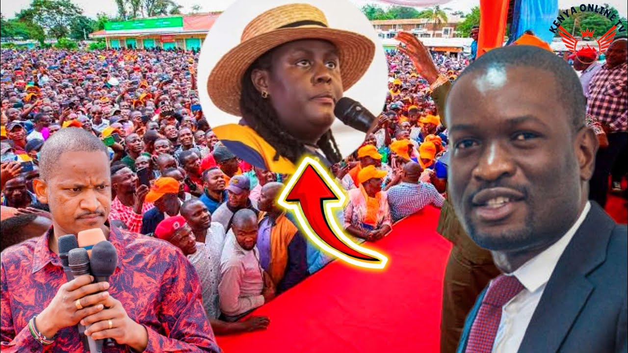 live edwin sifuna james orengo, babu owino and winnie odinga roars in busia county