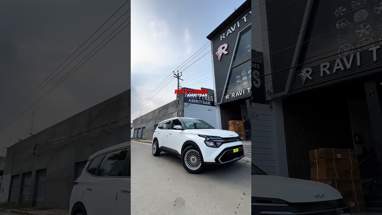 #ravityres #amritsar #kia #kiacarens #carens #alloywheels #alloy #alloyrims #trending