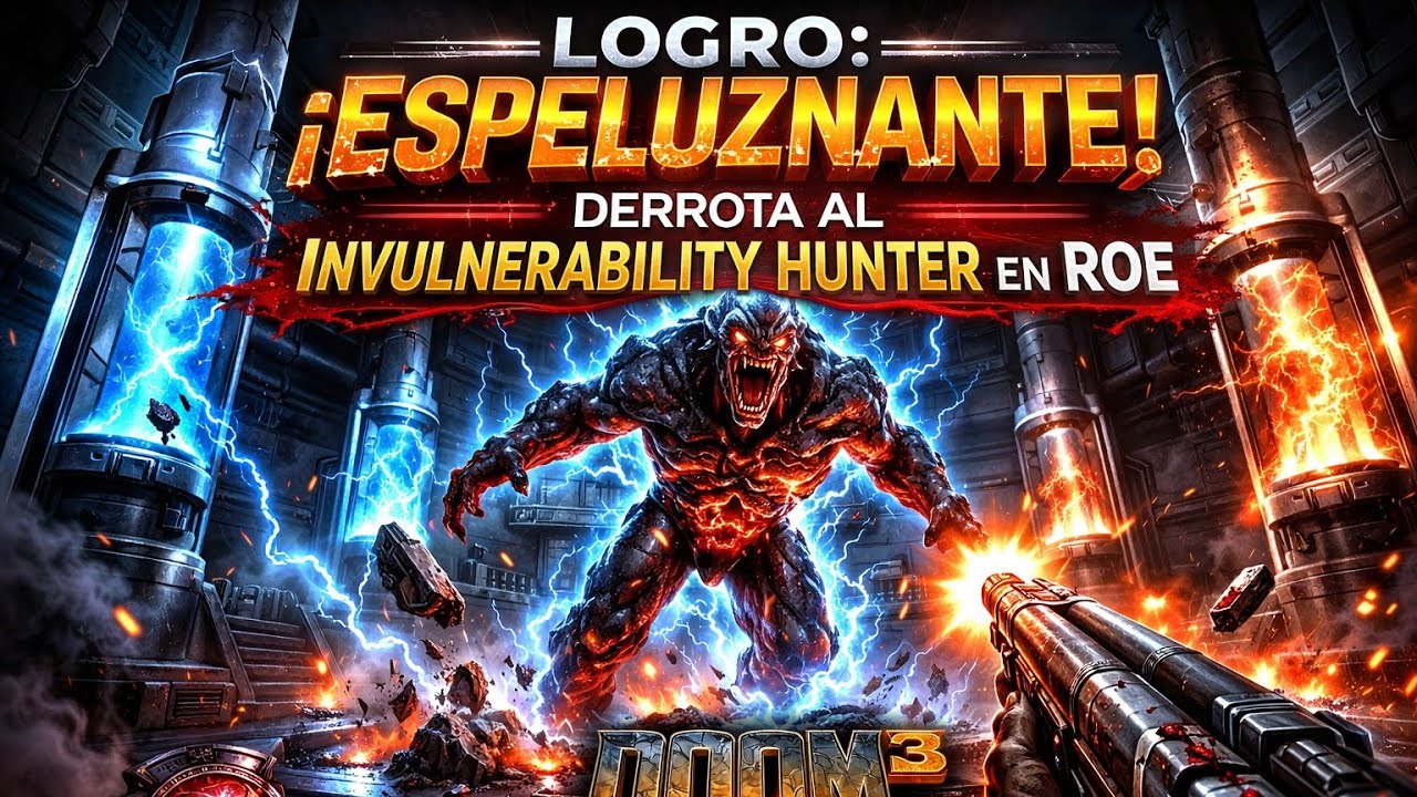 🔴LOGRO: ¡ESPELUZNANTE! CAPITULO 17 - DOOM 3: BFG EDITION