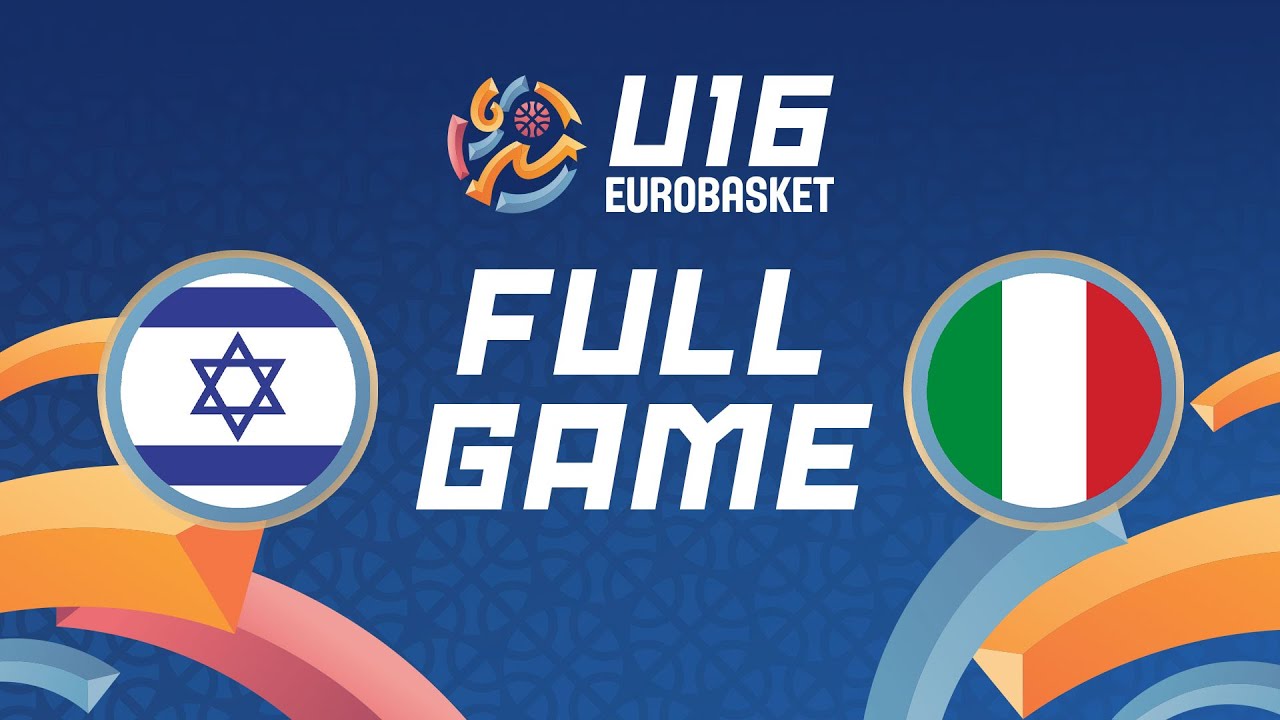 Group Phase | Israel v Italy | Full Basketball Game | FIBA U16 Women's EuroBasket 2025