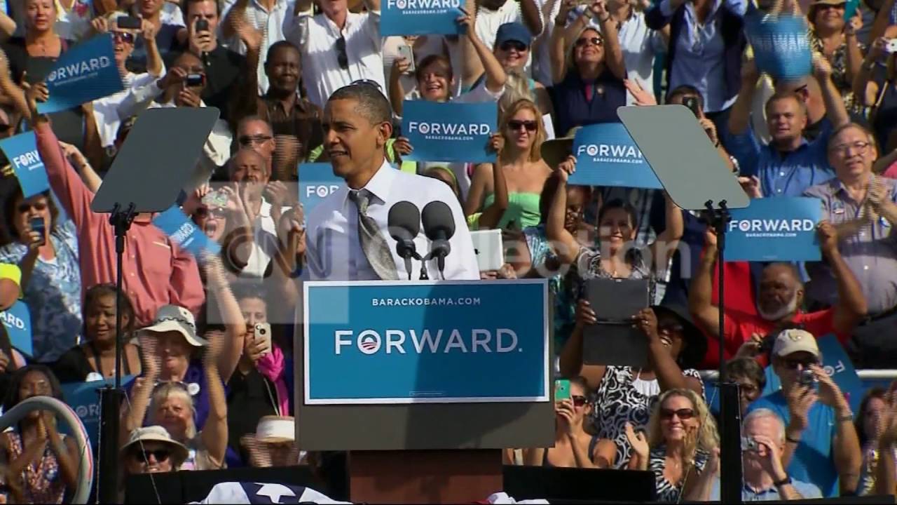 FL:OBAMA DELRAY BEACH RALLY-WALK UP
