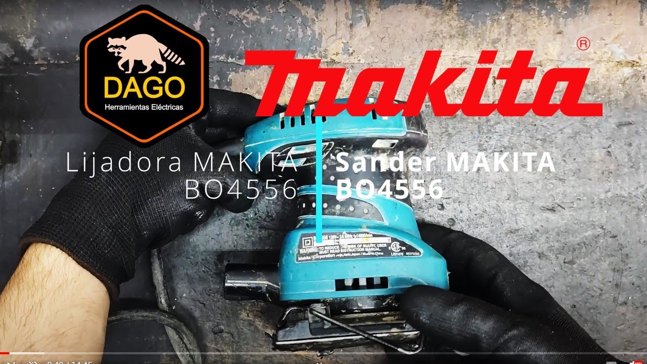 ¿Problemas con tu Lijadora Makita BO4556? Diagnóstico y Reparación Paso a Paso