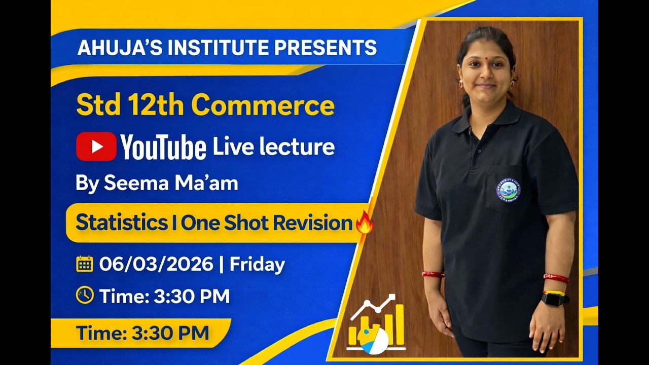 CLASS 12 STATISTICS ONE SHOT REVISION