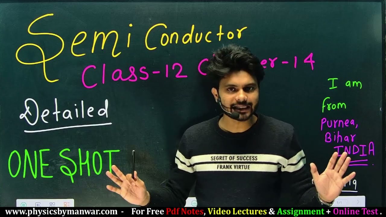 Class 12 Physics Chapter 14 One Shot | Semiconductor One Shot