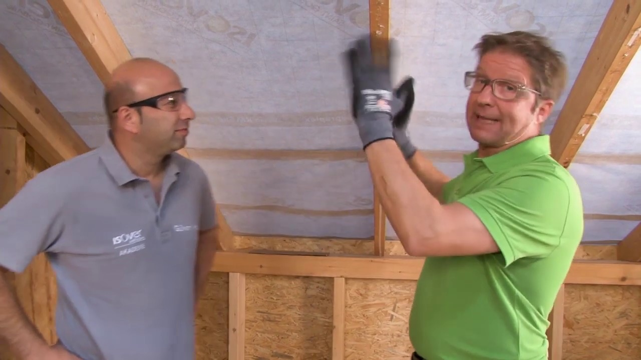 Dämmung richtig einbauen ✔ ISOVER live ★ Web TV für Handwerker