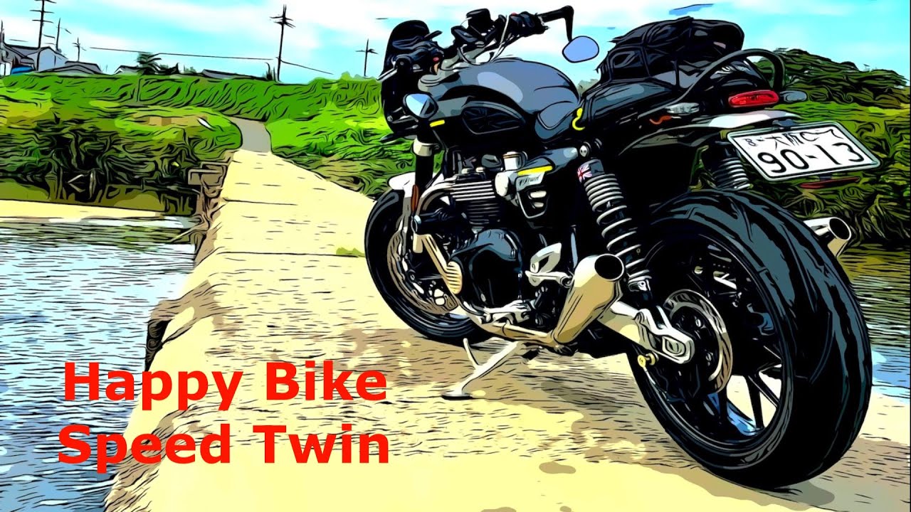 Speed Twin 1200 just one year has passed.　スピードツイン1200に乗り初めて一年が経ちました。