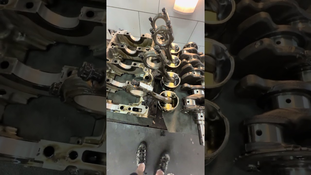 Wnętrze Silnika 2.2 D4D &ndash; Panewki, Wał i Sprzęgło!