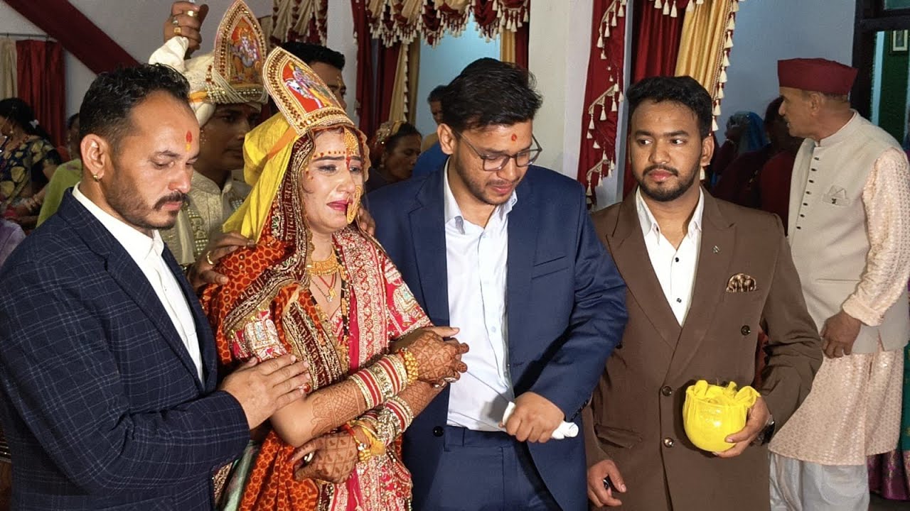 घर की सबसे छोटी बेटी भी हो गई विदा😭/विदाई में सब हुए भावुक | लाइट से सजा शादी समारोह कलश गार्डन HLD