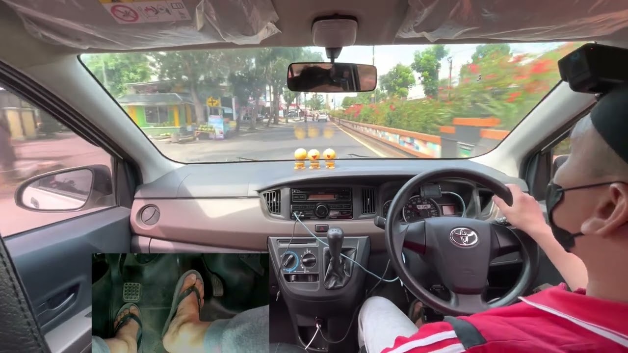 POV Drive Calya & Praktek Mengemudi Mobil Manual (Pulang Dari Toko Susu)