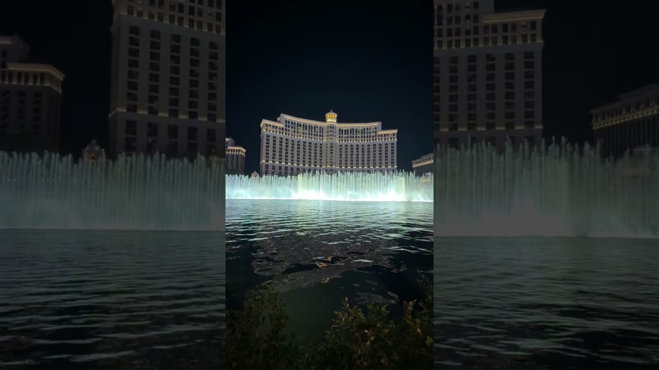 Bellagio Water Fountain on Valentines Day was a treat #bellagiolasvegas