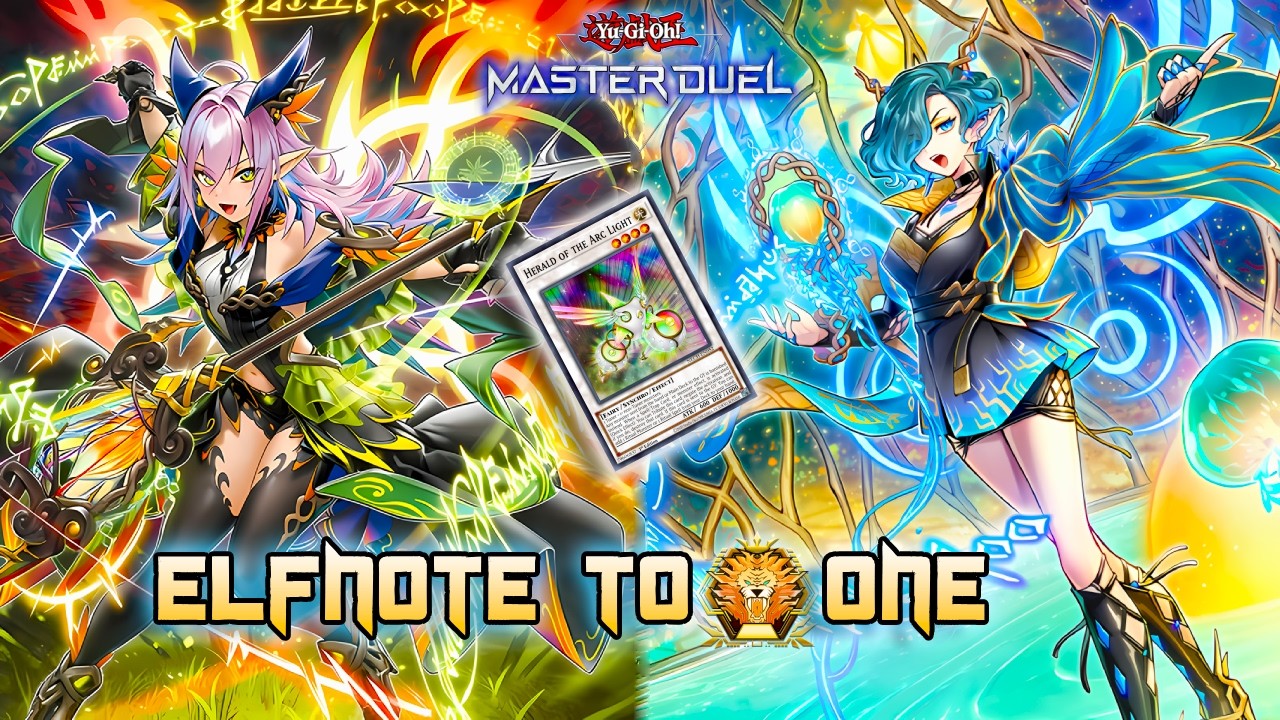 ELFNOTE TO MASTER ONE | THIS IS THE BEST WAY TO PLAY ELFNOTE IN MASTER DUEL