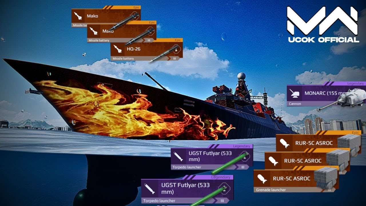 HMS Type 83 - With Maximum DPM Potential, Creeping AAttack Pattern | Modern Warships