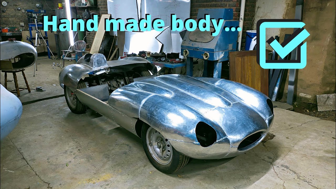 Jaguar D Type Part 11. Welding the Bonnet Together