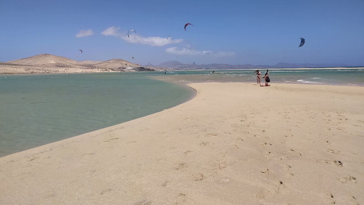 Фуэртевентура.Самый красивый пляж на Канарах. Fuerteventura. The most beautiful beach in the Canary