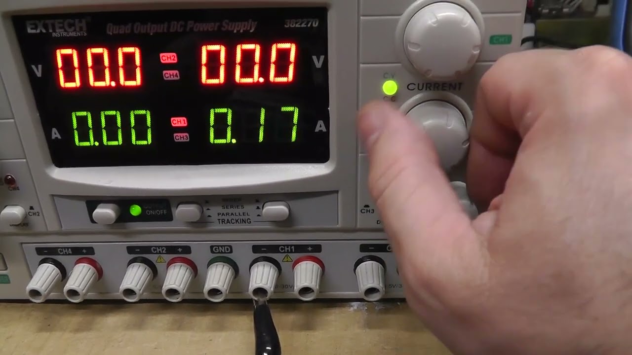Bench Power Supply Test & Repair -  Extech 382270 Quad Output DC -  part 2