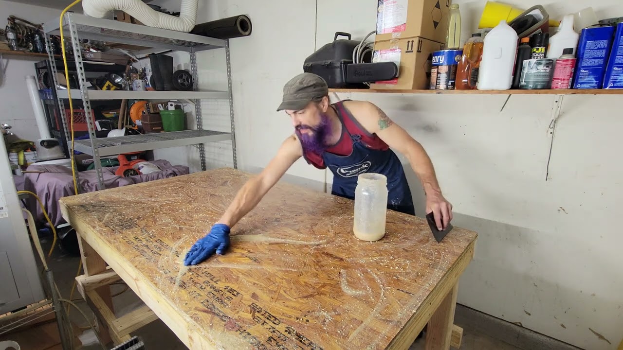 Fire resistant OSB shop table top hack? Water Glass (Sodium Silica) Part 1 - testing in Part 2