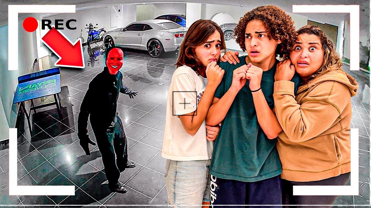 UM ESTRANHO INVADIU NOSSA CASA PARA ROUBAR !!!