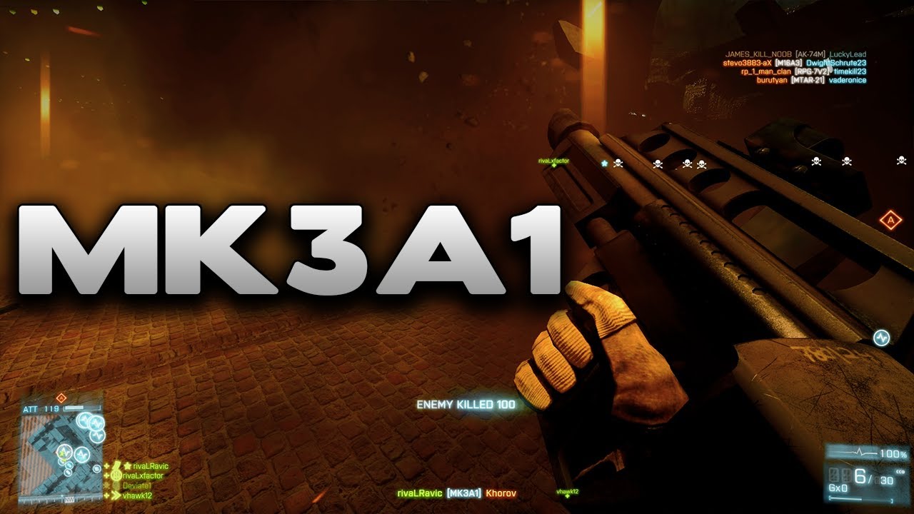 Battlefield 3 MK3A1 + Slugs w/ Xfactor