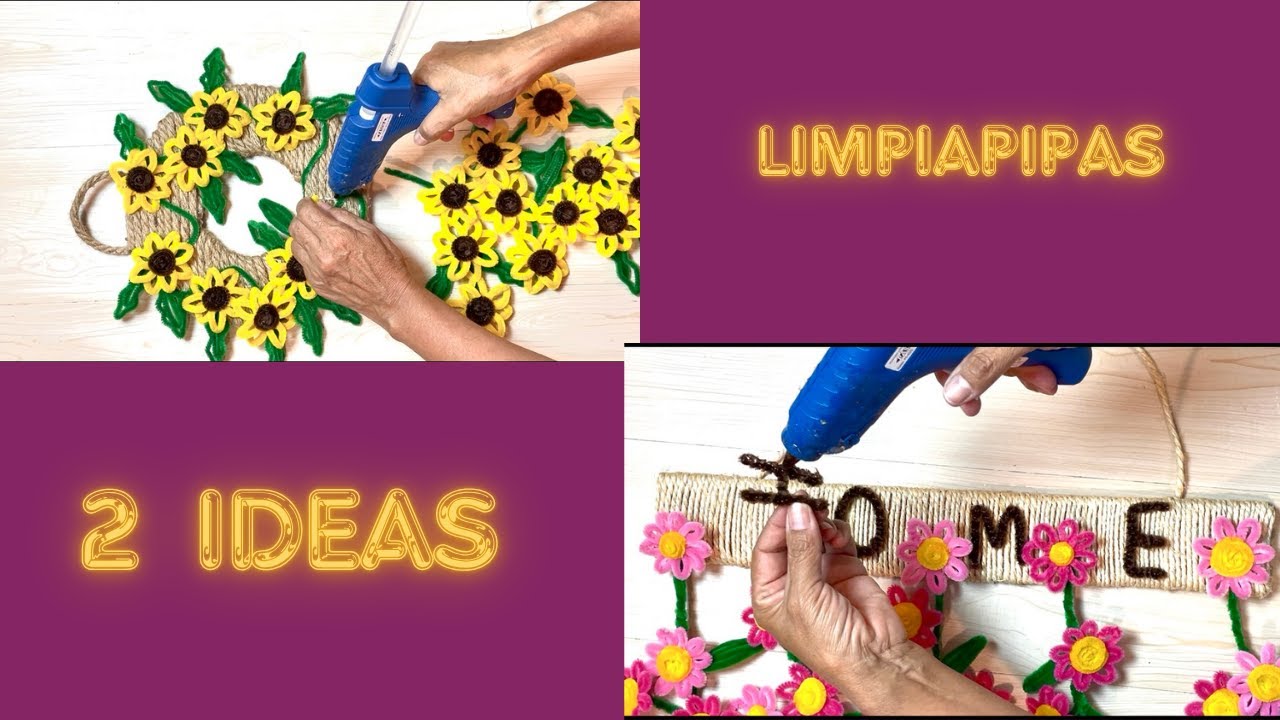 Con limpiapipas