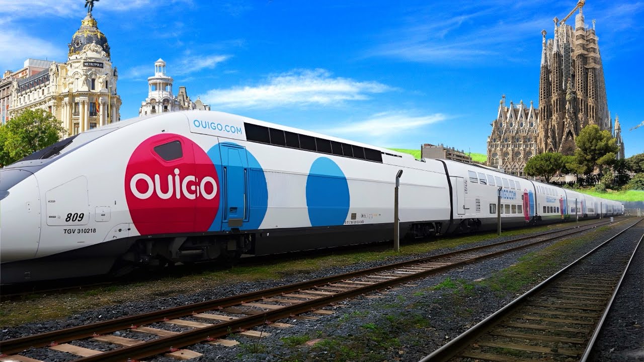 Traveling From Barcelona To Madrid on The Ouigo Train