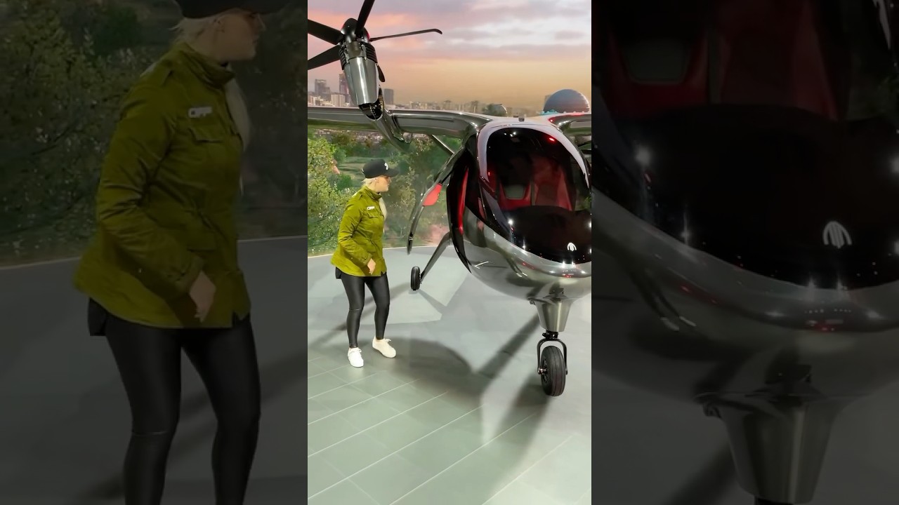 Would you fly in this electric plane? 😮 #plane #aircraft #electric