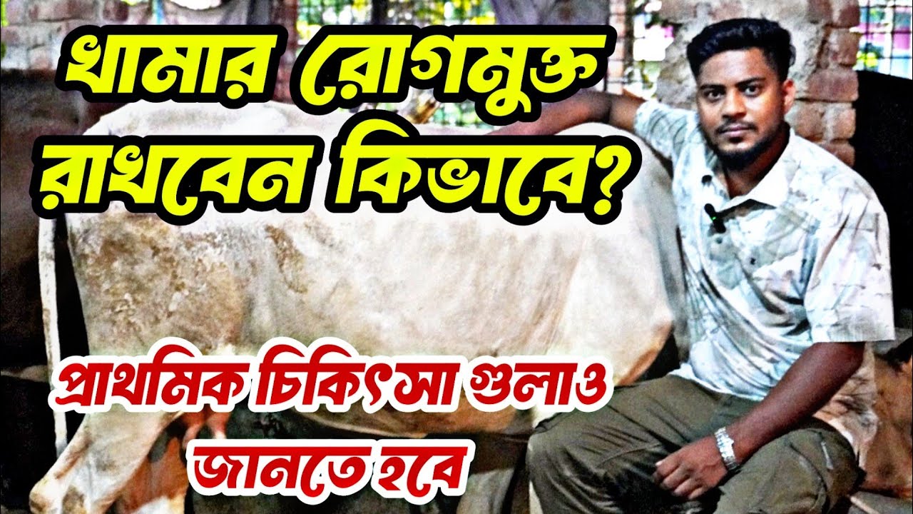 খামার রোগমুক্ত রাখতে  হলে এই কাজগুলো অবশ্যই করতে হবে.!