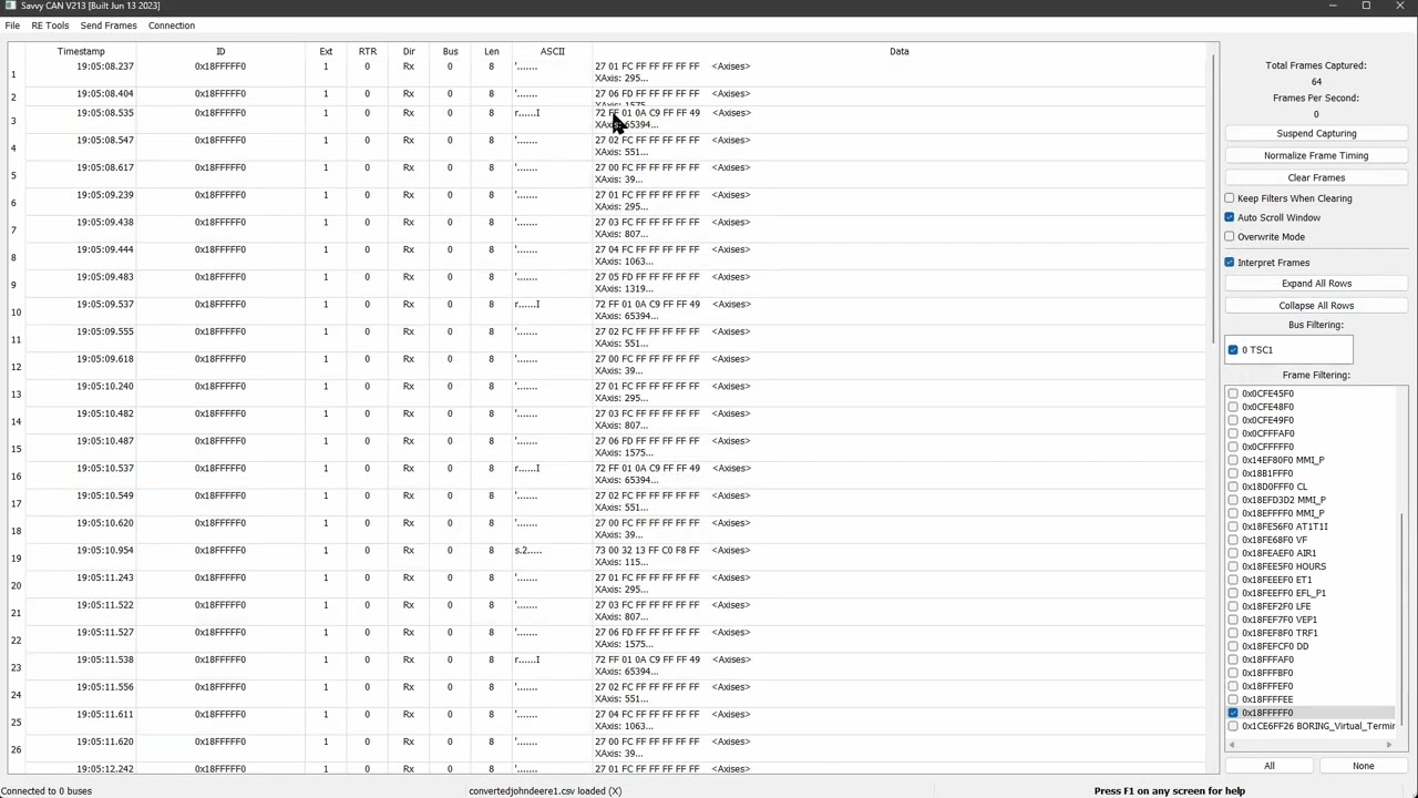 How to make a DBC file with SavvyCAN