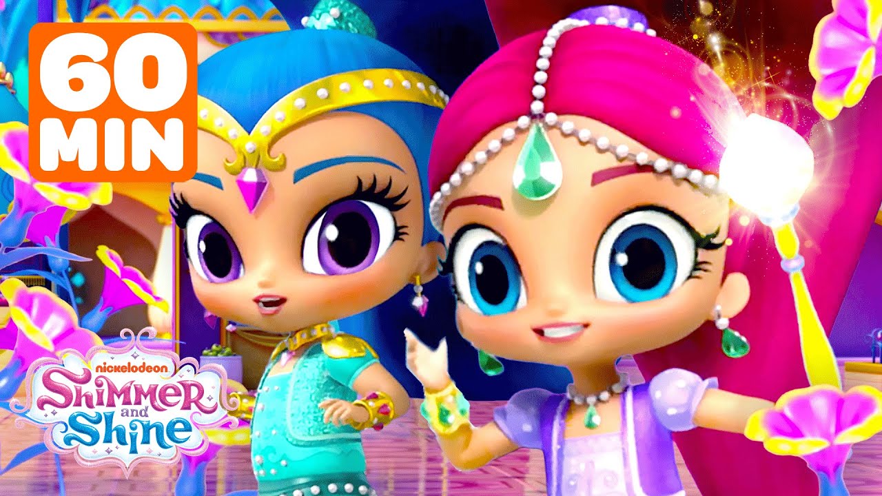Shimmer & Shine Use a Magical Painting Gem, Camp Trip & More FULL Episodes! 🖌️⛺️ | Shimmer and Shine
