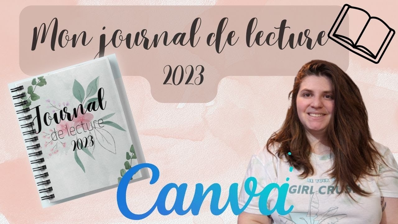 Mon carnet de lecture 2023 / Reading journal (Canva)