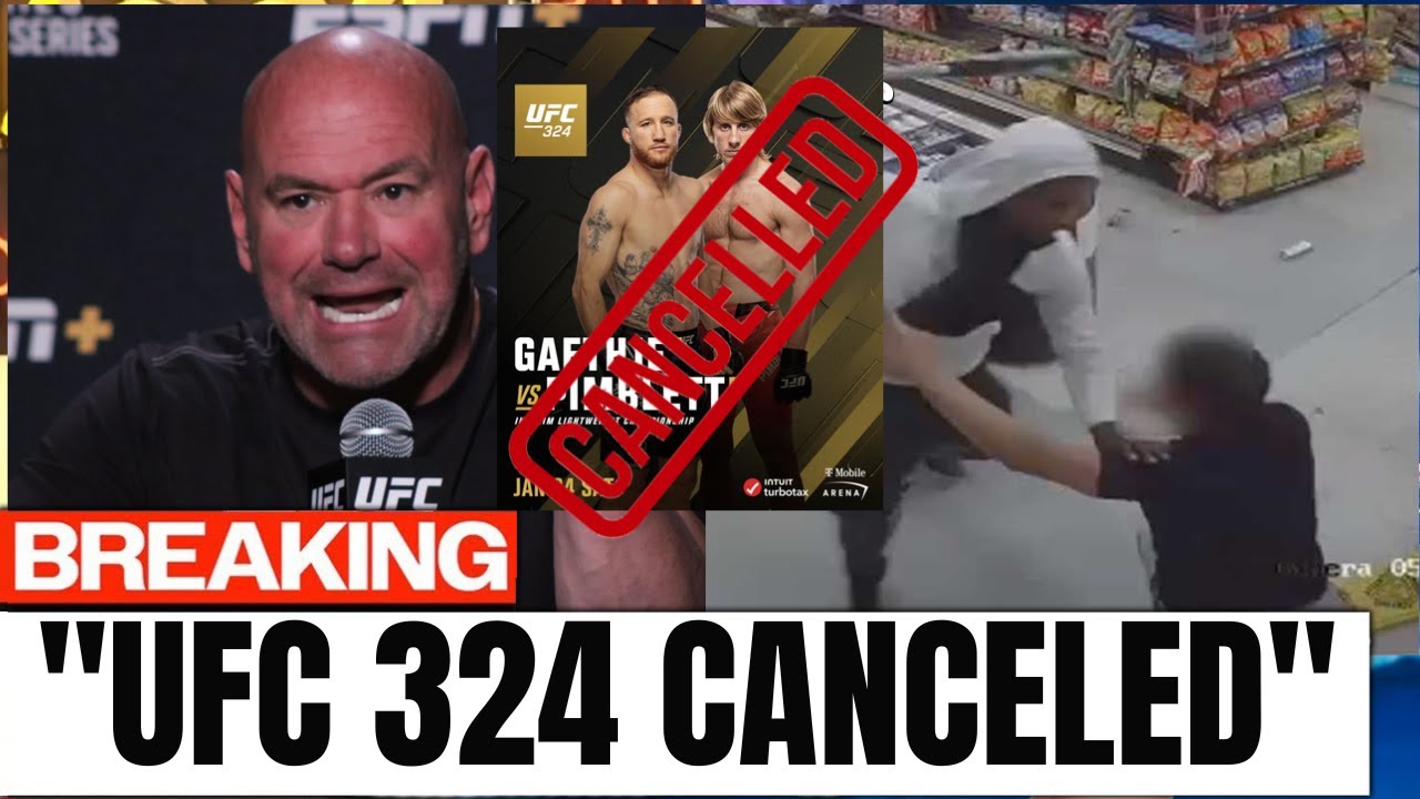 BREAKING: Dana White CANCELS UFC 324 After Paddy Pimblett Store Attack Goes Viral