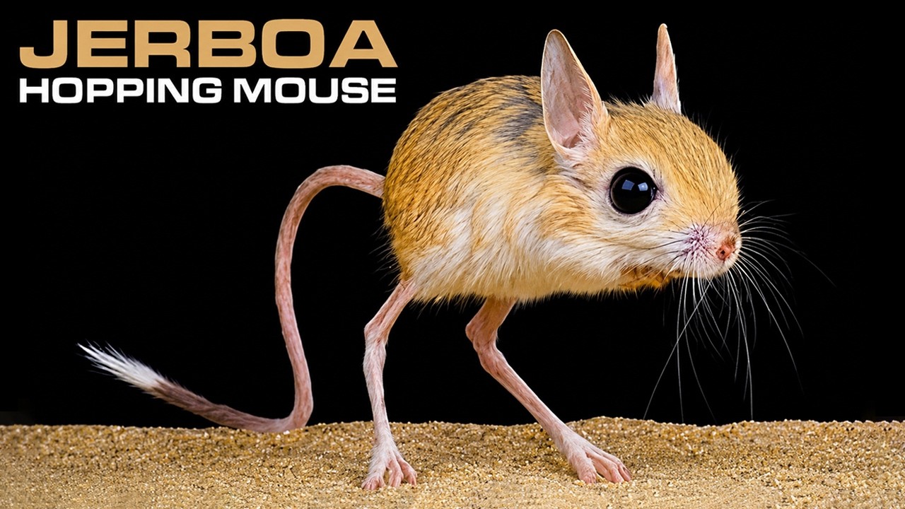 JERBOA - Hopping Desert Rodent, Cute But Deadly!!